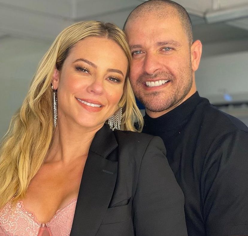 Paolla Oliveira e Diogo Nogueira em aparição pública antes de anunciarem o fim do relacionamento.