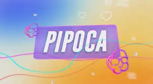 Imagem escrito Pipocas