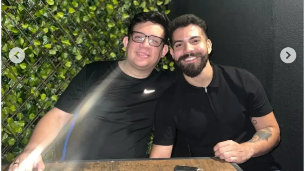 Neto Maciel viúvo do jornalista Erlan Bastos